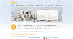 Desktop Screenshot of klemlighting.com